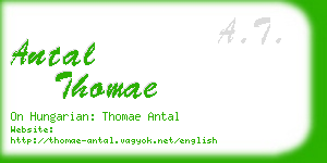antal thomae business card